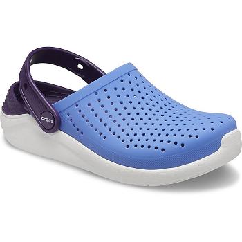 Crocs LiteRide Clog Modre - Detske Dreváky